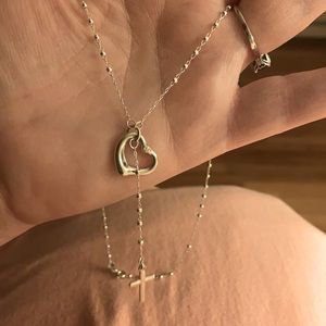 Rosary Tiffany Full Heart Diamonds (Front & Back)